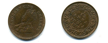 ИНДИЯ 1/12 АННА 1919 57-152