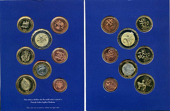Словакия набор из 8 монет 2004 европробники, в оригинальном картонном буклете 5-6-3-47