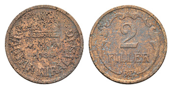 Венгрия 2 филлера 1935 BP KM 506 бронза 4664-847