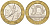 Франция 10 франков 1990 тип Гений Бастилии KM 964.1, Le Frank 375.5 биметалл 4519-245
