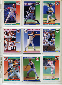 США КАРТОЧКИ БЕЙСБОЛЬНЫЕ 9 штук разных 7501-7