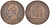 Франция 5 сантимов 1855 BB, Наполеон III (1852-1870) KM 777.3, LE FRANC 116.21 бронза 108-326