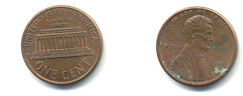 США 1 ЦЕНТ 1991 D, ЛИНКОЛЬН KM 201b цинк плакированный медью 179-437