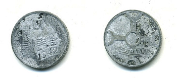 НИДЕРЛАНДЫ 1 ЦЕНТ 1942 ВИЛЬГЕЛЬМИНА (1890-1948) KM 170 цинк 35-1329