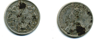 КАНАДА 10 ЦЕНТОВ 1919 ГЕОРГ V серебро 46-1121