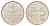 Словакия 5 крон 1993 KM 14 сталь плакированная никелем 4703-654