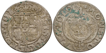 Польша 3 полкера (3 полторака - 1 крейцер) 1622 Сигизмунд III Ваза (1587-1632) Gorecki B.22, KM 41 серебро 4158-862