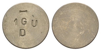 Германия жетон для весов ND вес 5,3 гр белый металл 4638-944