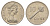 Фиджи 10 центов 1977 Елизавета II (1952-2022), булава KM 30 медно-никель aUNC 4686-945