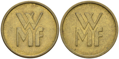 Германия кофейный жетон 1980-Е WMF, ДЛЯ КОФЕМАШИНЫ, диаметр 17,5 мм. латунь 4585-663