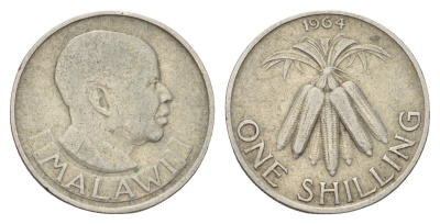 Малави 1 шиллинг 1964 KM 2 медь цинк никель 4678-853