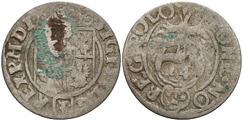 Польша 3 полкера (3 полторака - 1 крейцер) ND (1620-1627) Сигизмунд III Ваза (1587-1632) KM 41 серебро 4158-768