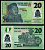 Нигерия 20 найра 2007 Pick 34 b бумага UNC (пресс) 7214-51-2-2