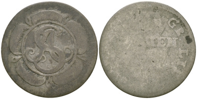 ЛИППЕ-ДЕТМОЛЬД 1 МАРИЕНГРОШ 1768 KM 182 серебро 99-844