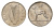 Ирландия 6 пенсов 1968 собака, ирландский волкодав KM 13a медно-никель 4690-344