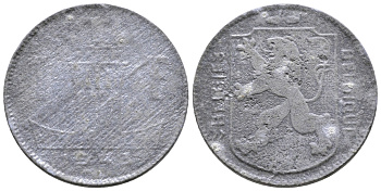 БЕЛЬГИЯ 1 ФРАНК ND BELGIE-BELGIQUE цинк 4364-3456