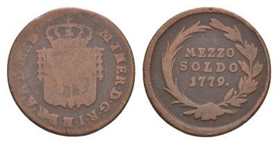 Италия, Милан 1/2 сольдо 1779 KM 184 медь 4659-116