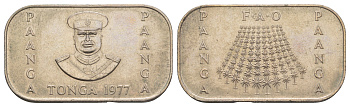 Тонга 1 паанга 1977 ФАО KM 57 медно-никель BU 5010-1332