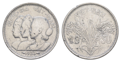 Южный Вьетнам 20 су 1953 KM 2 алюминий 4159-512