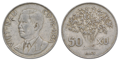 Южный Вьетнам 50 су 1963 KM 6 алюминий 4159-1023