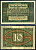 Германия 10 марок 1920 буква G, серия R, номер семизначный Pick 67a, Rosenberg 63а бумага 8617-32-2-1