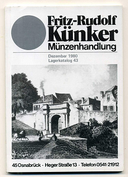 ФРИТЦ-РУДОЛЬФ КЮНКЕР КАТАЛОГ ФИКСИРОВАННЫХ ПРОДАЖ (LAGERKATALOG) 1980 ДЕКАБРЬ, № 43 00-01-01-35