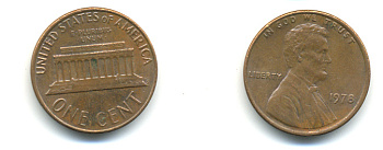 США 1 ЦЕНТ 1978 ЛИНКОЛЬН KM 201 медь цинк 179-339
