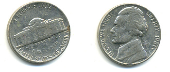 США 5 ЦЕНТОВ 1981 P, ДЖЕФФЕРСОН KM А192 медно-никель 179-727