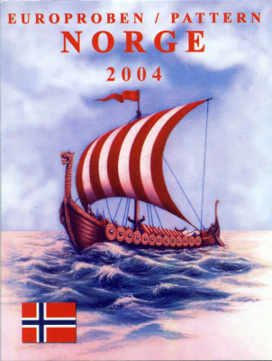 Норвегия набор из 8 монет 2004 1 евроцент-2 евро, европробники, в оригинальном буклете UNC 00-00