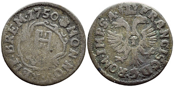 Бремен 1 гротен 1750 KM 218, Jungk 995 серебро 4392-1063