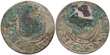 Польша 3 полкера (3 полторака - 1 крейцер) ND (1620-1627) Сигизмунд III Ваза (1587-1632) KM 41 серебро 4158-1065