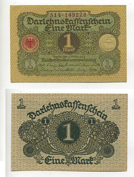 ГЕРМАНИЯ 1 МАРКА 1920 1 МАРТА 1920, ВЕЙМАРСКАЯ РЕСПУБЛИКА Pick 58 бумага UNC (ПРЕСС) 7217-40-1