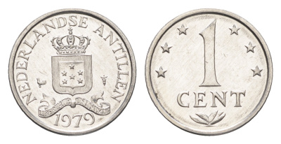 Нидерландские Антильские острова (Нидерландские Антилы) 1 цент 1979 Юлиана (1948-1980) KM 8а алюминий  UNC  M69-16