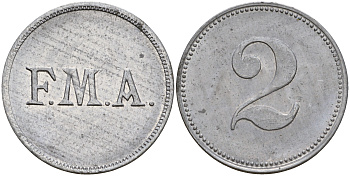 Франкфурт жетон ND алюминий 4606-221