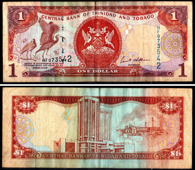 Тринидад и Тобаго 1 доллар 2006 Pick 46 бумага 3295-112-2-1