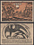 Росток 1 марка 1922 Grabowski 1137.1f бумага UNC (пресс) 2193-45-3-2