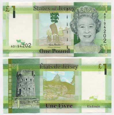 Джерси 1 фунт 2010 signature: Ian Black Pick 32 a бумага UNC (пресс) 450-40-3