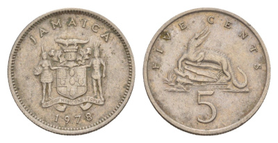 Ямайка 5 центов 1978 KM 46 медно-никель 4649-1032