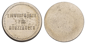 Австрия жетон для автомата Вставьте монету в счетчик монет, диаметр 24 мм, вес 5,4 гр сталь 4656-557