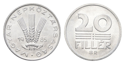 Венгрия 20 филлеров 1985 BP KM 573 алюминий UNC 4664-1217