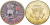 США набор из двух монет посвящённых Мухаммеду Али 1/2 доллара Кеннеди и 25 центов Нью-Йорк, с сертификатом в коробке, позолота, цветная эмаль медь плакированная медно-никелем UNC 3-4-1-8