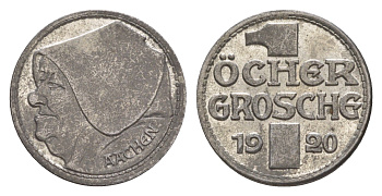 Аахен 10 пфеннигов = 1 грош 1920 Funck 1.5A, Men05 70.15, Men18 99.15 железо 4643-921