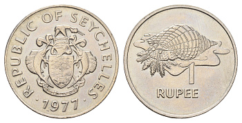 Сейшельские острова (Сейшелы) 1 рупия 1977 год-тип KM 35 медно-никель UNC 4672-122