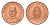 Бруней 1 сен 2005 Хассанал Болкиах KM 34 сталь плакированная медью UNC 112-426