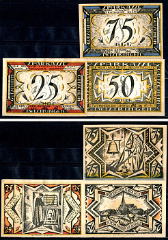 Твистринген (Пруссия, Ганновер) набор из 3 нотгельдов 1921 2193-38-3-1