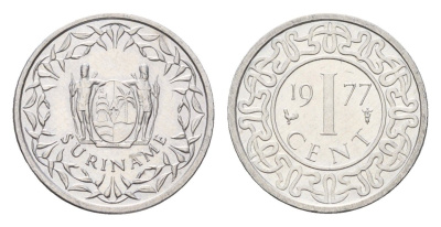 Суринам 1 цент 1977 KM 11a алюминий UNC 4679-558