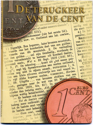 Нидерланды набор из 8 монет по 1 центу буклет бронза 7-6-1-31