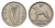 Ирландия 6 пенсов 1947 собака, ирландский волкодав KM 13a медно-никель 3851-1168