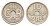 Дания 10 эре 1924 HCN; GJ, Кристиан X (1912-1947) KM 822 медно-никель 4705-734