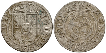 Польша 3 полкера (3 полторака - 1 крейцер) 1621 Сигизмунд III Ваза (1587-1632) Gorecki B.21 серебро 4158-835